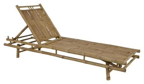 STRANDLIEGE - Naturfarben, Trend, Holz (70/30/200cm) - Ambia Garden