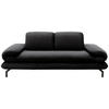 2-SITZER-SOFA Webstoff Anthrazit  - Anthrazit/Schwarz, Design, Textil/Metall (204 (264)/83 (110)/98cm) - LOOKS by W.Joop