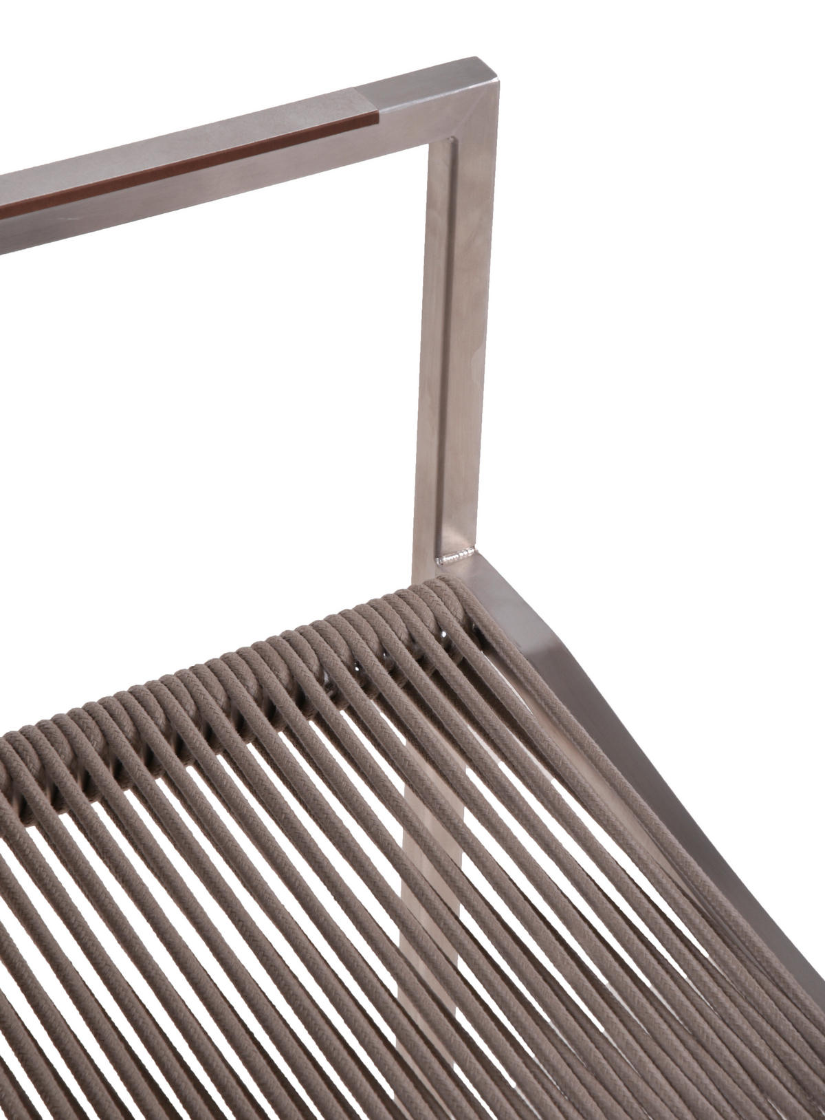 GARTENSTUHL Metall, Kunststoff Taupe  - Taupe/Silberfarben, Basics, Kunststoff/Metall (57/87/56cm) - Gardenson