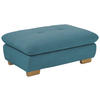HOCKER Cord Blau  - Blau/Eichefarben, Design, Holz/Textil (106/43/74cm) - SetOne by Musterring