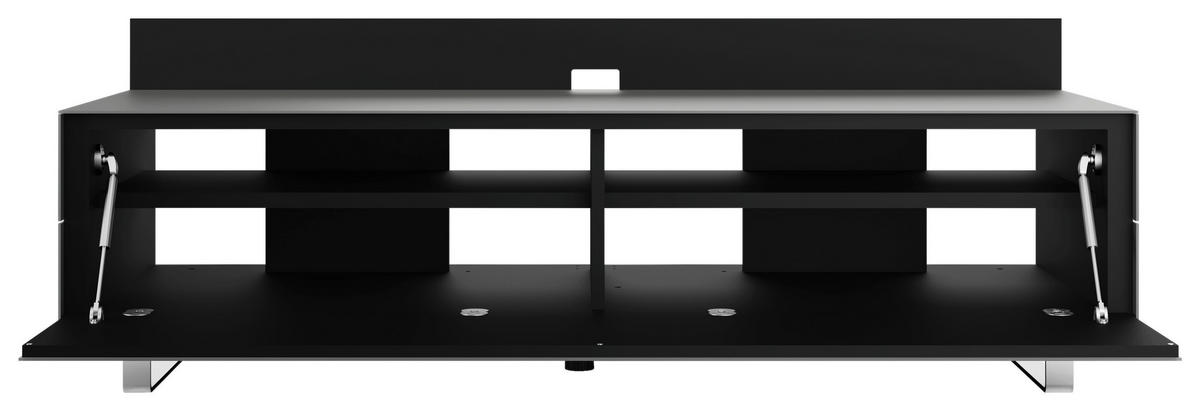 TV-ELEMENT - Chromfarben/Grau, MODERN, Glas/Holzwerkstoff (150,5/53,5/57,0cm) - Musterring