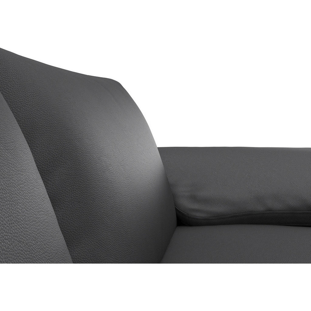 Thumbnail - Livetastic 2-Sitzer-Sofa, Schwarz, Leder, Echtleder, Color-Finish-Leder, Füllung: Schaumstoff, Federn,Schaumstoff, 176x8...