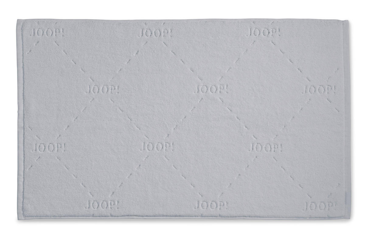 BADTEPPICH Dash Silberfarben, Hellgrau 65/115 cm  - Silberfarben/Hellgrau, Design, Textil (65/115cm) - Joop!