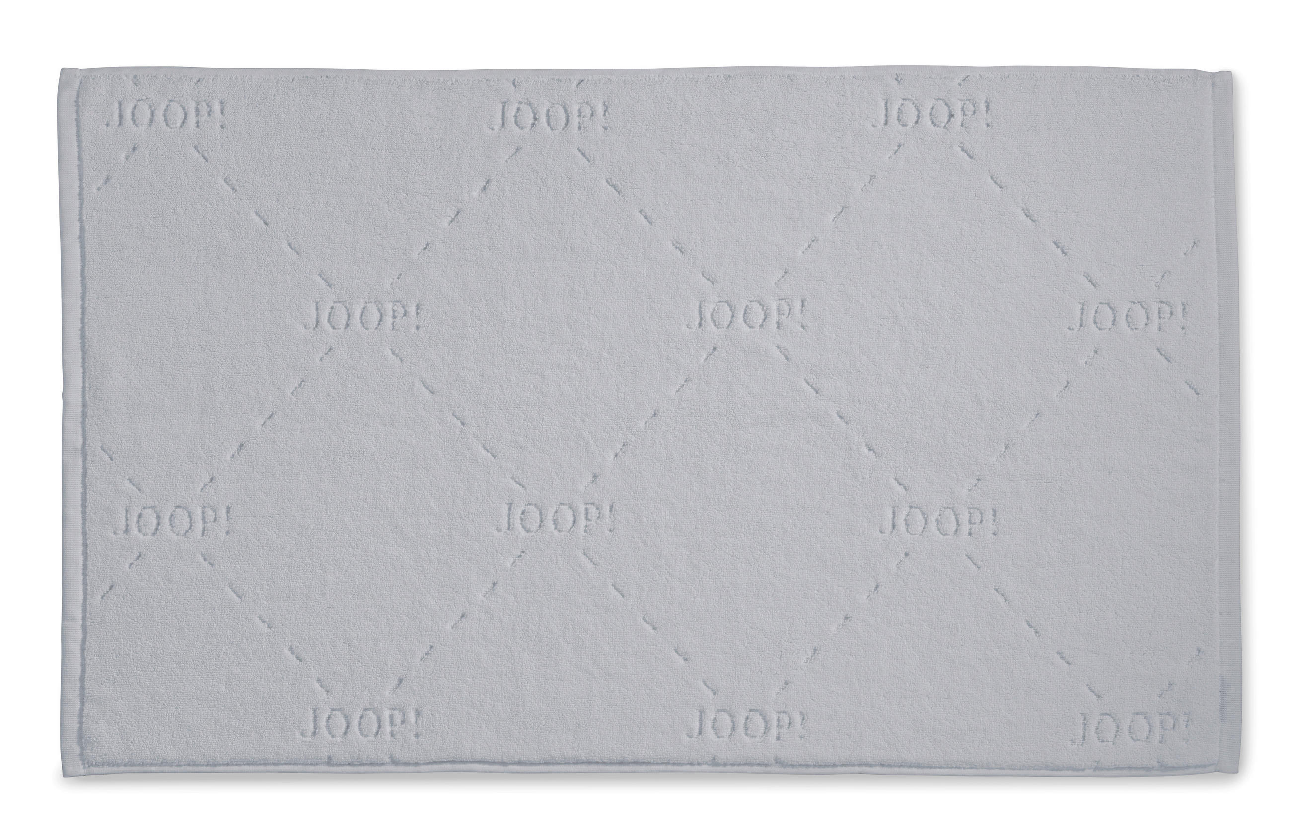 Joop! Badteppich Dash Silber, Hellgrau 55x85 cm