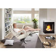 RELAXSESSEL in Leder Creme, Ecru  - Ecru/Edelstahlfarben, Design, Leder/Metall (75/106/88cm) - Dieter Knoll