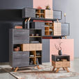 HIGHBOARD  in 100/133,5/40 cm  - Eichefarben/Dunkelgrau, Design, Holz/Holzwerkstoff (100/133,5/40cm) - Carryhome