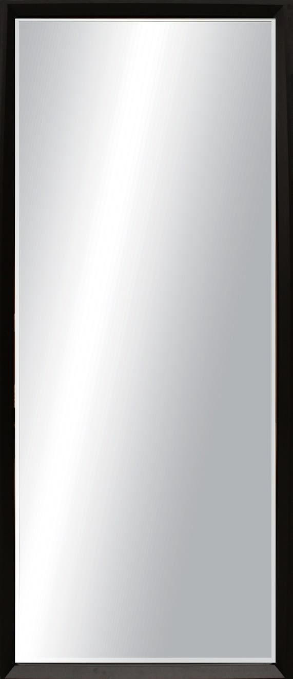 WANDSPIEGEL 67/167/3 cm    in rechteckig  - Schwarz, KONVENTIONELL, Glas/Holzwerkstoff (67/167/3cm) - Xora