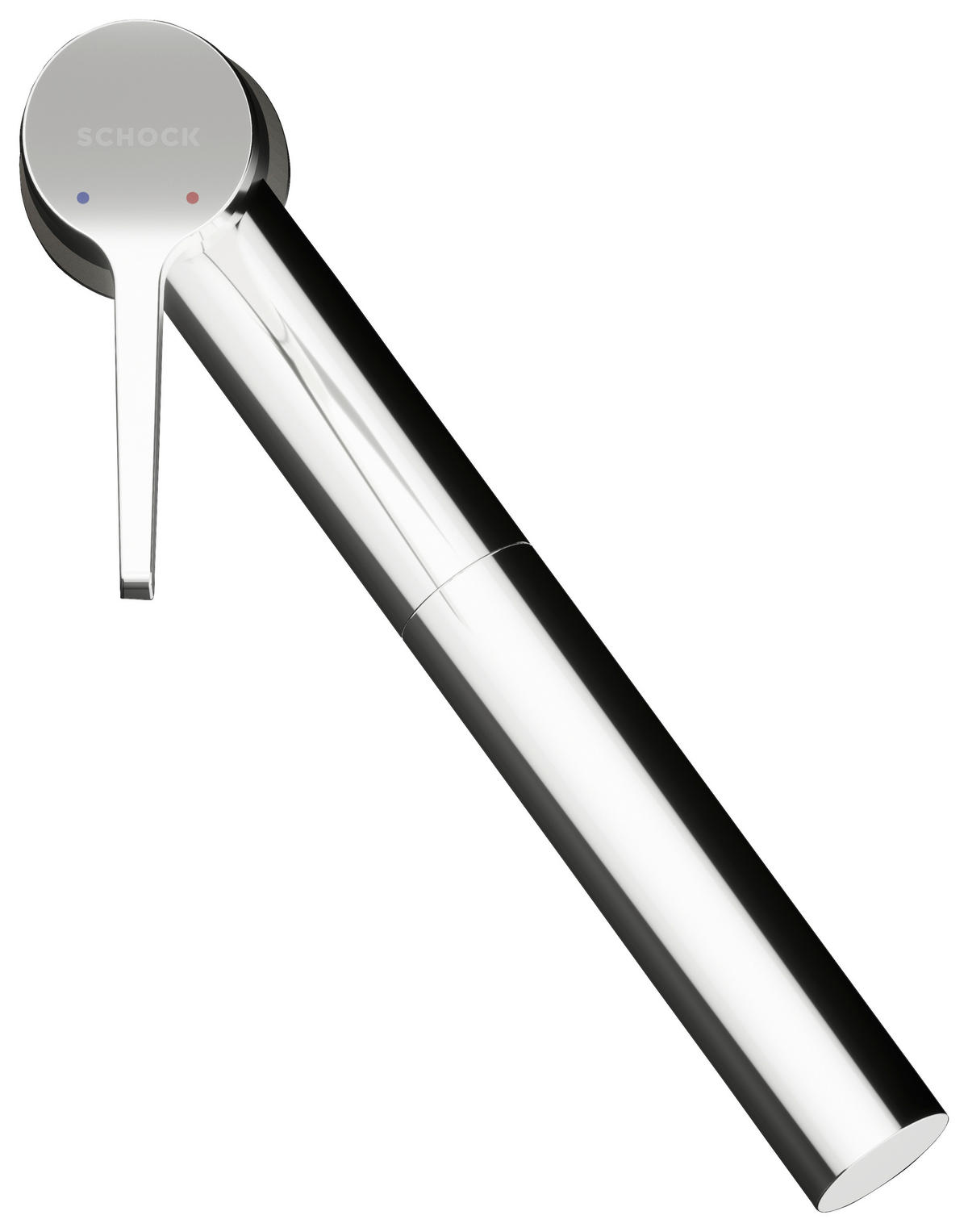 KÜCHENARMATUR 554120GAS  - Chromfarben/Dunkelgrau, Basics, Stein/Metall (5,2/23,3/20,9cm) - Schock