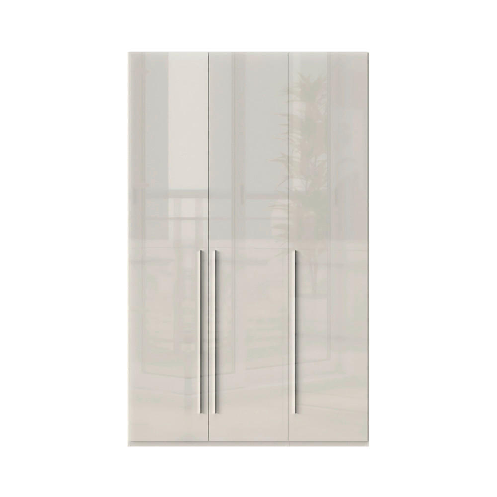 ORMAR SA KLASIČNIM VRATIMA bež  137/224/56 cm  - bež, Dizajnerski, pločasti materijal/plastika (137/224/56cm)