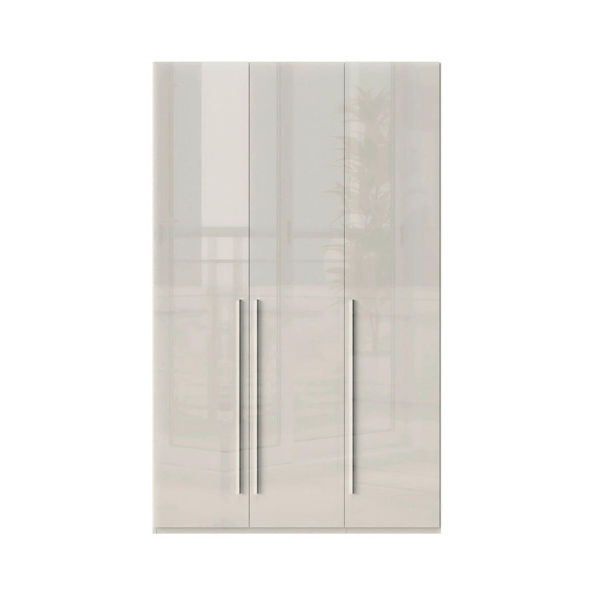 ORMAR SA KLASIČNIM VRATIMA bež  137/224/56 cm  - bež, Dizajnerski, pločasti materijal/plastika (137/224/56cm)