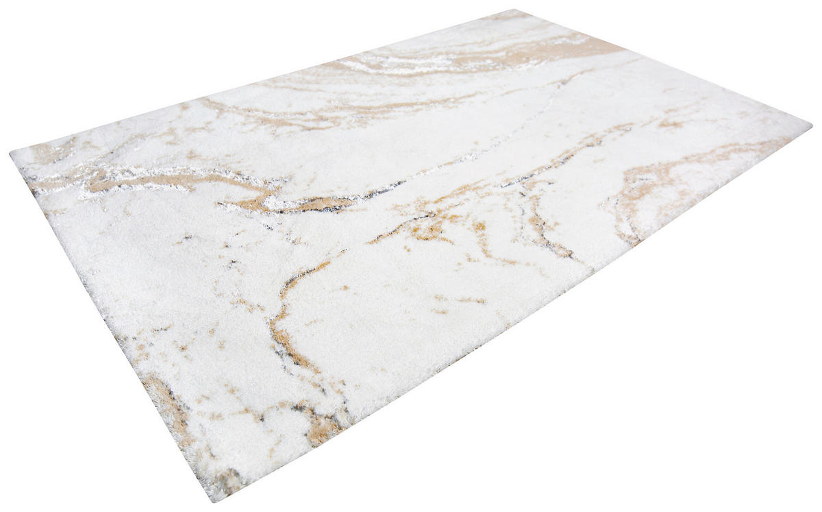KOPALNIŠKA PREPROGA ADELA  naravne barve, srebrne barve, bež 70/120 cm  - srebrne barve/naravne barve, Konvencionalno, tekstil (70/120cm) - Esposa