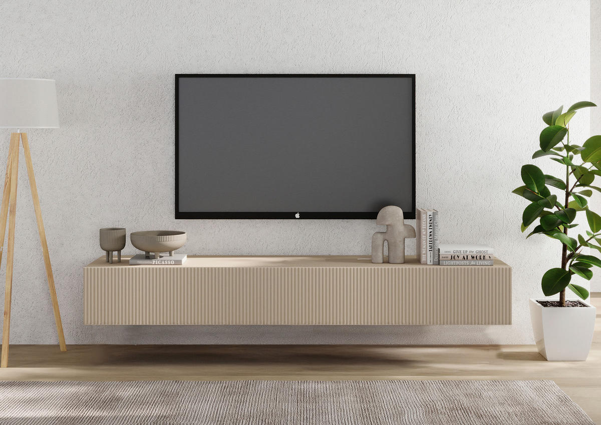 HÄNGELOWBOARD - Kaschmir, Design, Holzwerkstoff (180/29/30cm) - MID.YOU