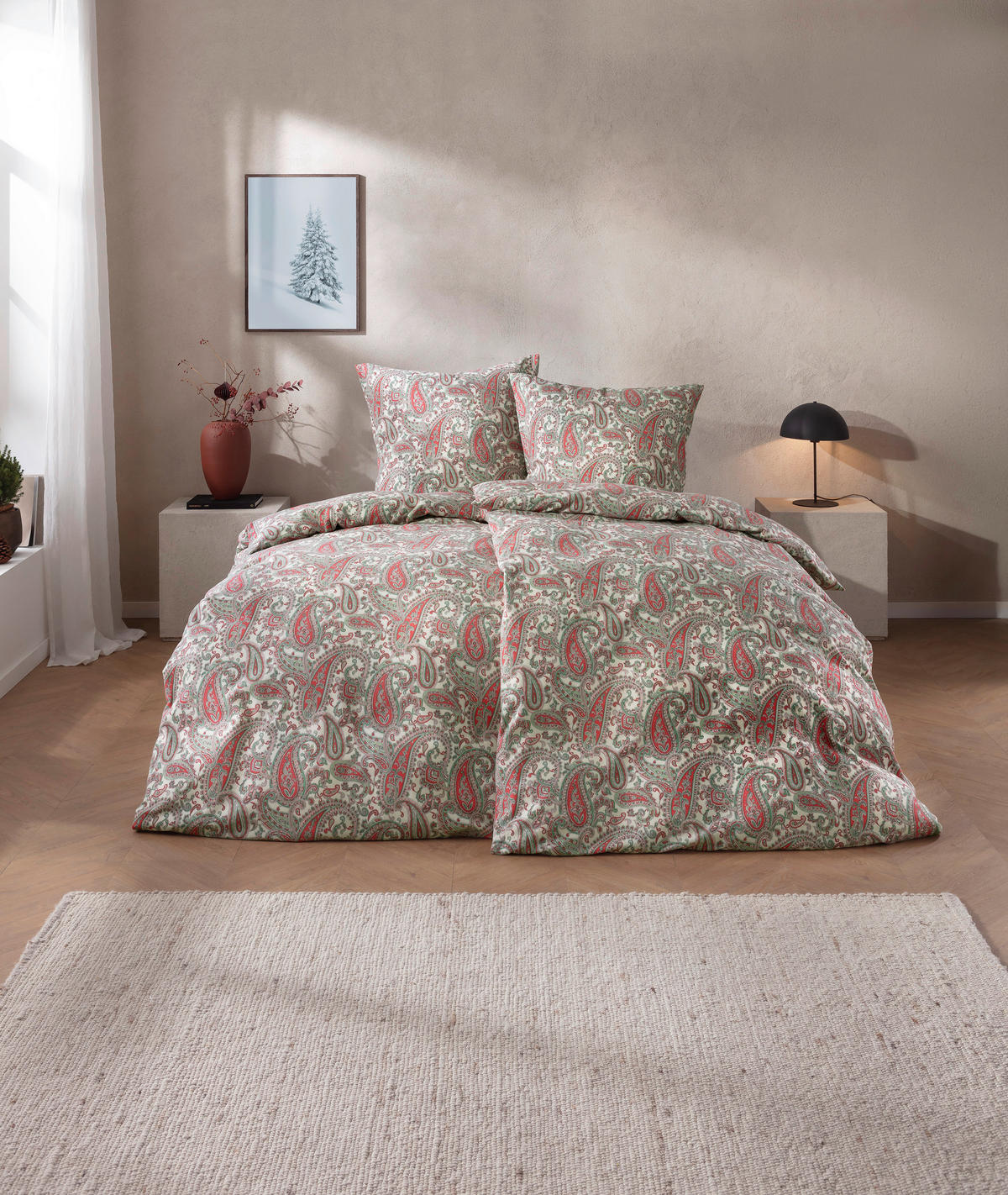 BETTWÄSCHE Atelier Flanell 140/200 cm  - Multicolor, Basics, Textil (140/200cm) - Estella