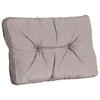 RÜCKENKISSEN  - Taupe, Basics, Textil (60/43/8cm)