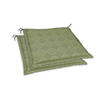 GARTENSITZKISSENSET Raute  - Grün, Basics, Textil (45/5/47cm)