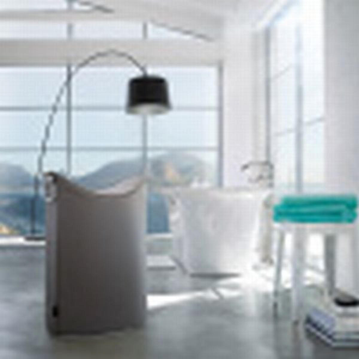 WÄSCHESAMMLER - Anthrazit, Basics, Textil/Metall (45/67/28cm) - Blomus