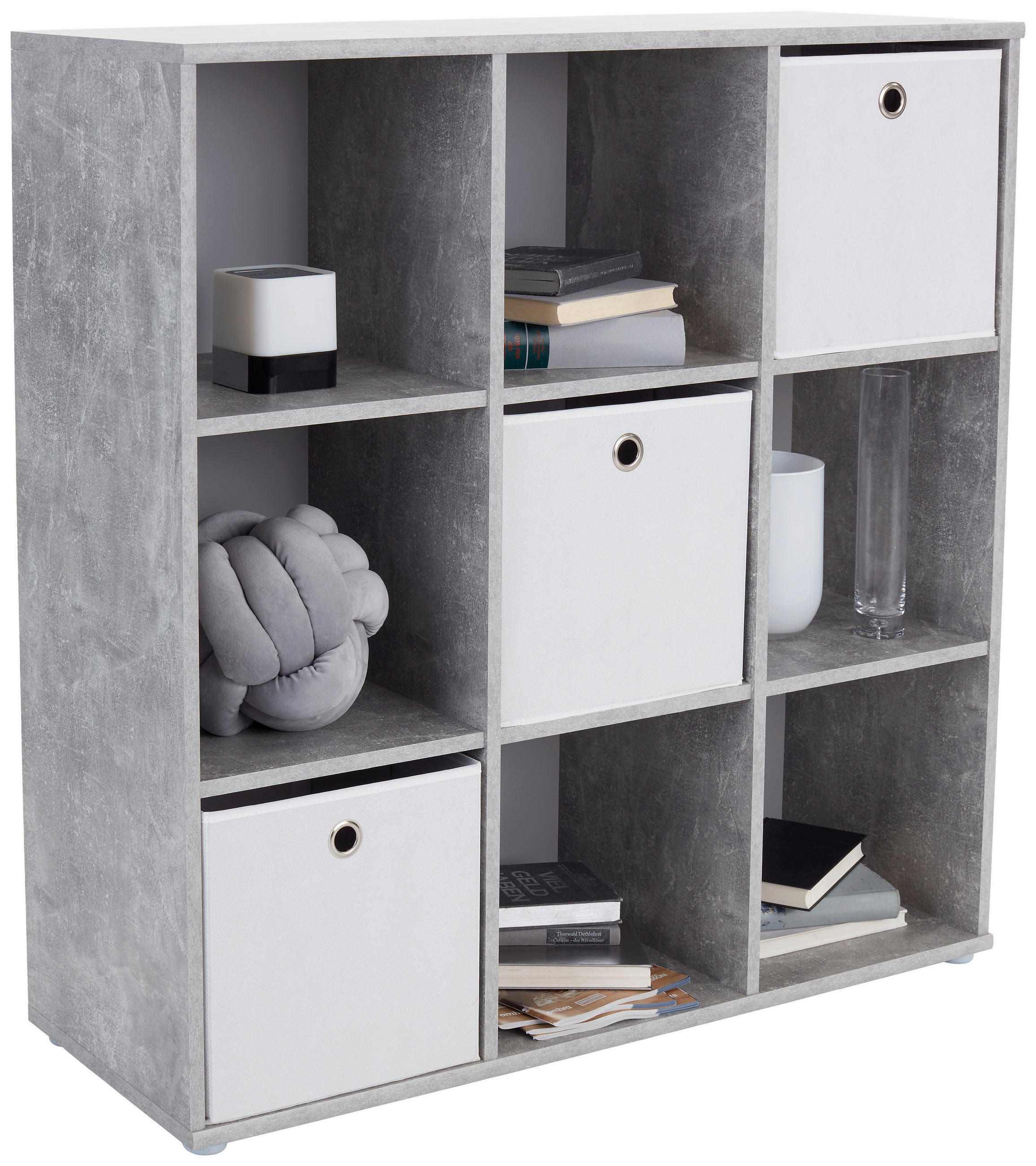 Regal Carlo Clr02 B 105,5cm, Betonoptik