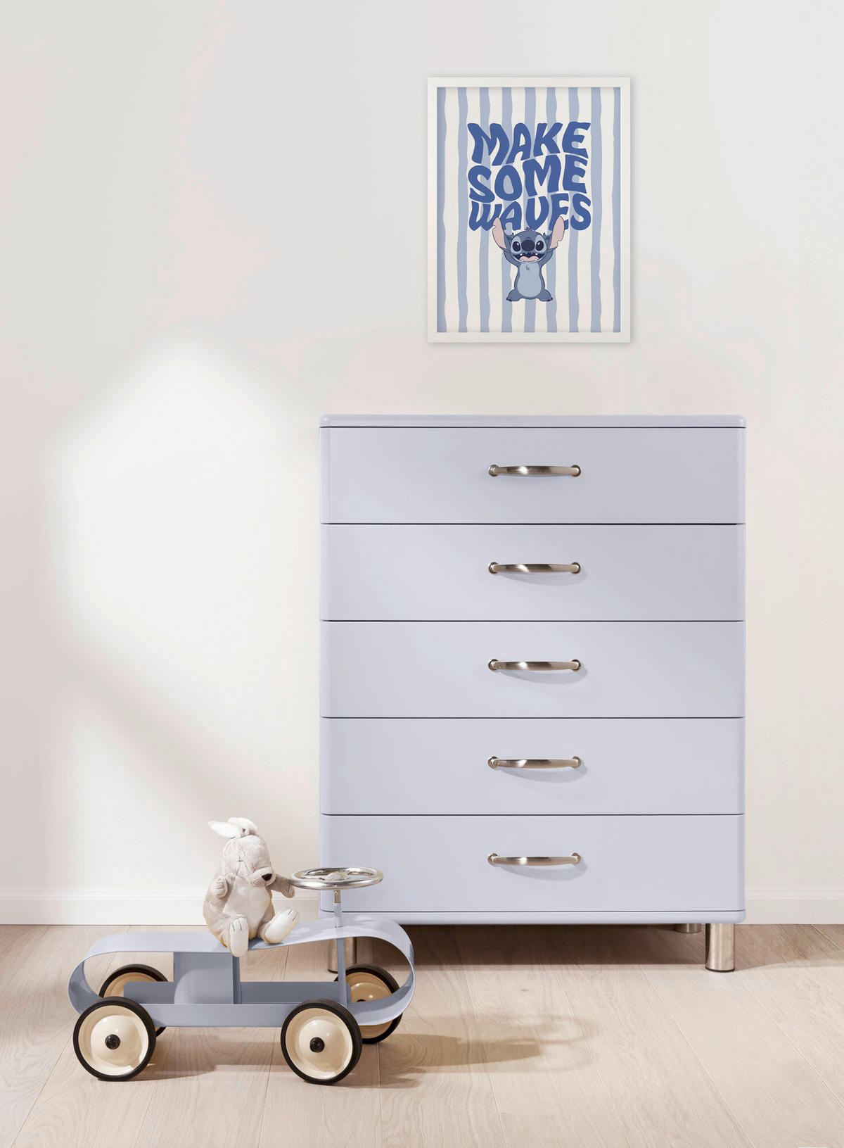 KINDERBILD - Blau/Weiß Hochglanz, Basics, Papier (30/40cm) - Disney