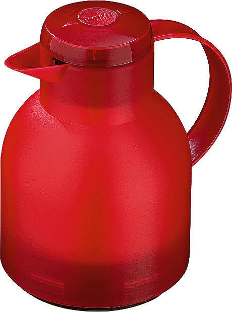 ISOLIERKANNE SAMBA 1 L  - Rot, Basics, Kunststoff (1l) - Emsa