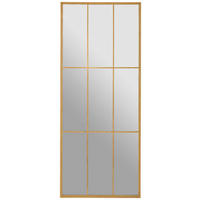 WANDSPIEGEL 70/170/2 cm    in rechteckig  - Goldfarben, Design, Glas/Holzwerkstoff (70/170/2cm) - Novel