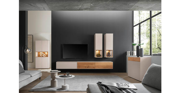 SIDEBOARD Sandfarben, Wildeiche  90/86/39 cm  - Sandfarben/Wildeiche, Design, Holz/Holzwerkstoff (90/86/39cm) - Dieter Knoll