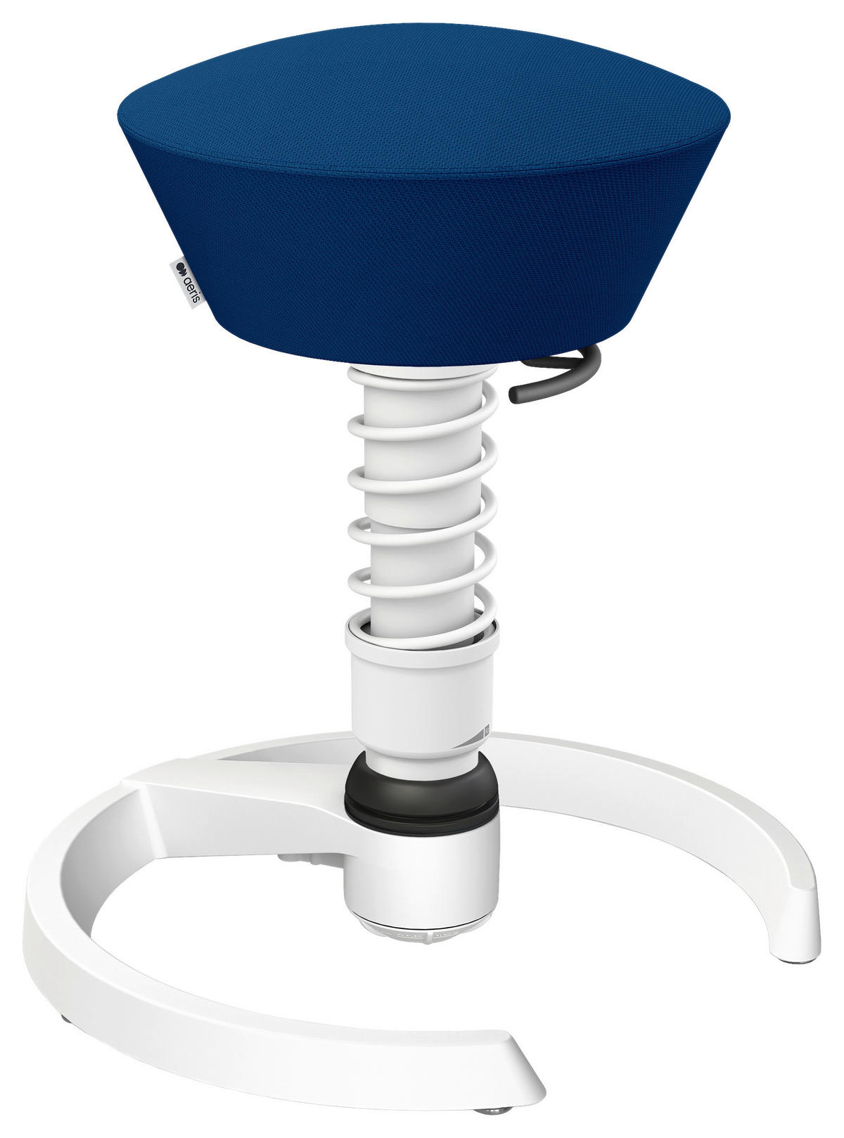 BÜROHOCKER 55/45,66/55 cm  - Blau/Weiß, Basics, Textil/Metall (55/45,66/55cm) - Aeris