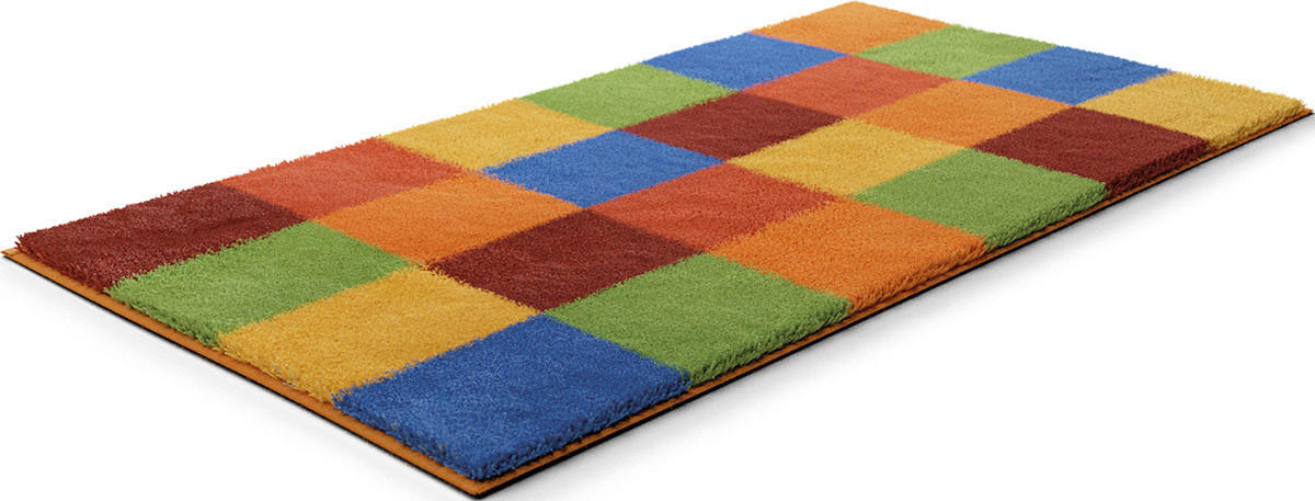 BADEMATTE BONA Multicolor 70/120 cm  - Multicolor, Basics, Kunststoff/Textil (70/120cm) - Grund