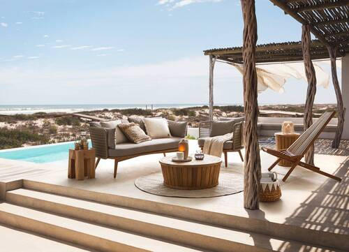 GARTENBEISTELLTISCH 80/80/30 cm Holz  - Naturfarben, KONVENTIONELL, Holz (80/80/30cm) - Jan Kurtz