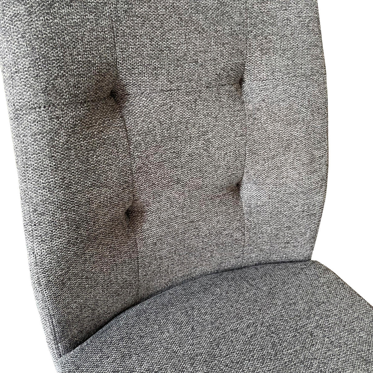 SCHWINGSTUHL-SET 2 Stück  in Stahl Mikrofaser  - Dunkelgrau/Schwarz, LIFESTYLE, Textil/Metall (47/96/62cm) - MID.YOU
