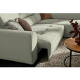 ECKSOFA in Chenille Creme  284/205 cm  - Creme/Schwarz, Design, Kunststoff/Textil (284/205cm) - Xora