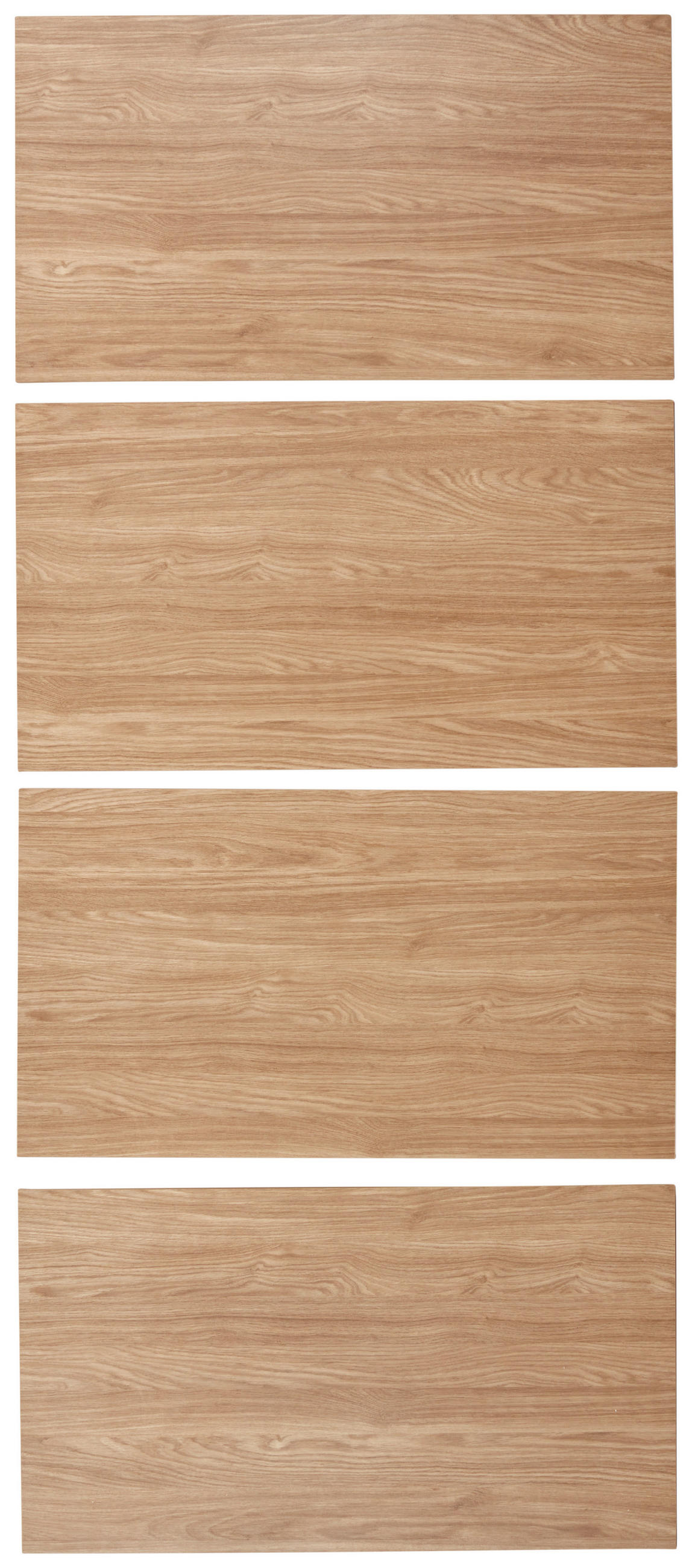 Set De Panouri Frontale   - culoare lemn stejar, Konventionell, material pe bază de lemn (92/202cm) - Hom`in