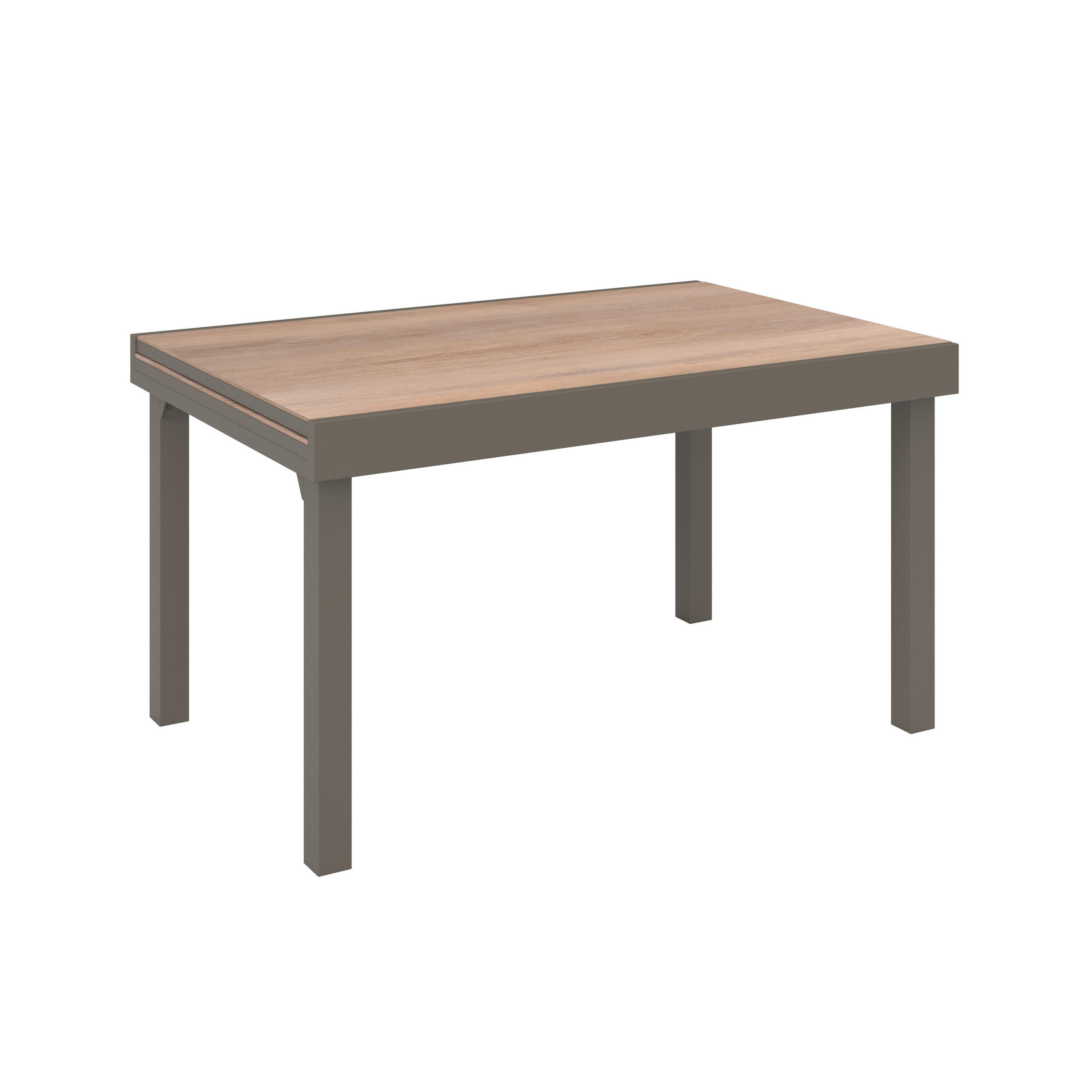 Ambia Garden Gartentisch mit Auszug Braun 135x270x75 cm