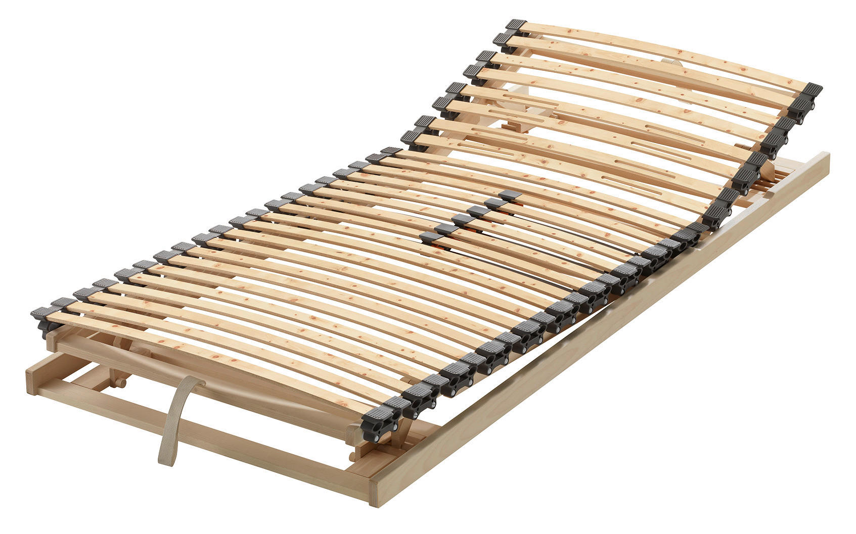 ZIRBEN-LATTENROST, metallfrei Waldgrün 90/200 cm Kopfteil, Fußteil verstellbar, Zirbelkiefer  - Zirbelkieferfarben/Buchefarben, Basics, Holz (90/200cm) - Linea Natura