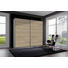 SCHWEBETÜRENSCHRANK in Weiß, Eichefarben - Eichefarben/Alufarben, Design, Holzwerkstoff (225/210/65cm) - Carryhome SCHWEBETÜRENSCHRANK in Weiß, Eichefarben - Eichefarben/Alufarben, Design, Holzwerkstoff (225/210/65cm) - Carryhome