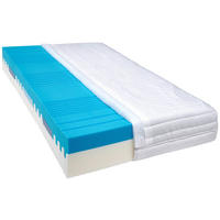 KALTSCHAUMMATRATZE 140/200 cm Höhe ca. 20 cm  - Weiß, Basics, Textil (140/200cm) - Sleeptex