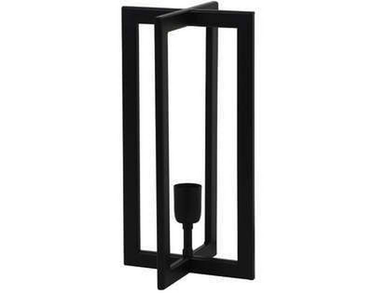 TISCHLEUCHTE 21/40 cm   - Schwarz, Trend, Metall (21/40cm) - Light & Living