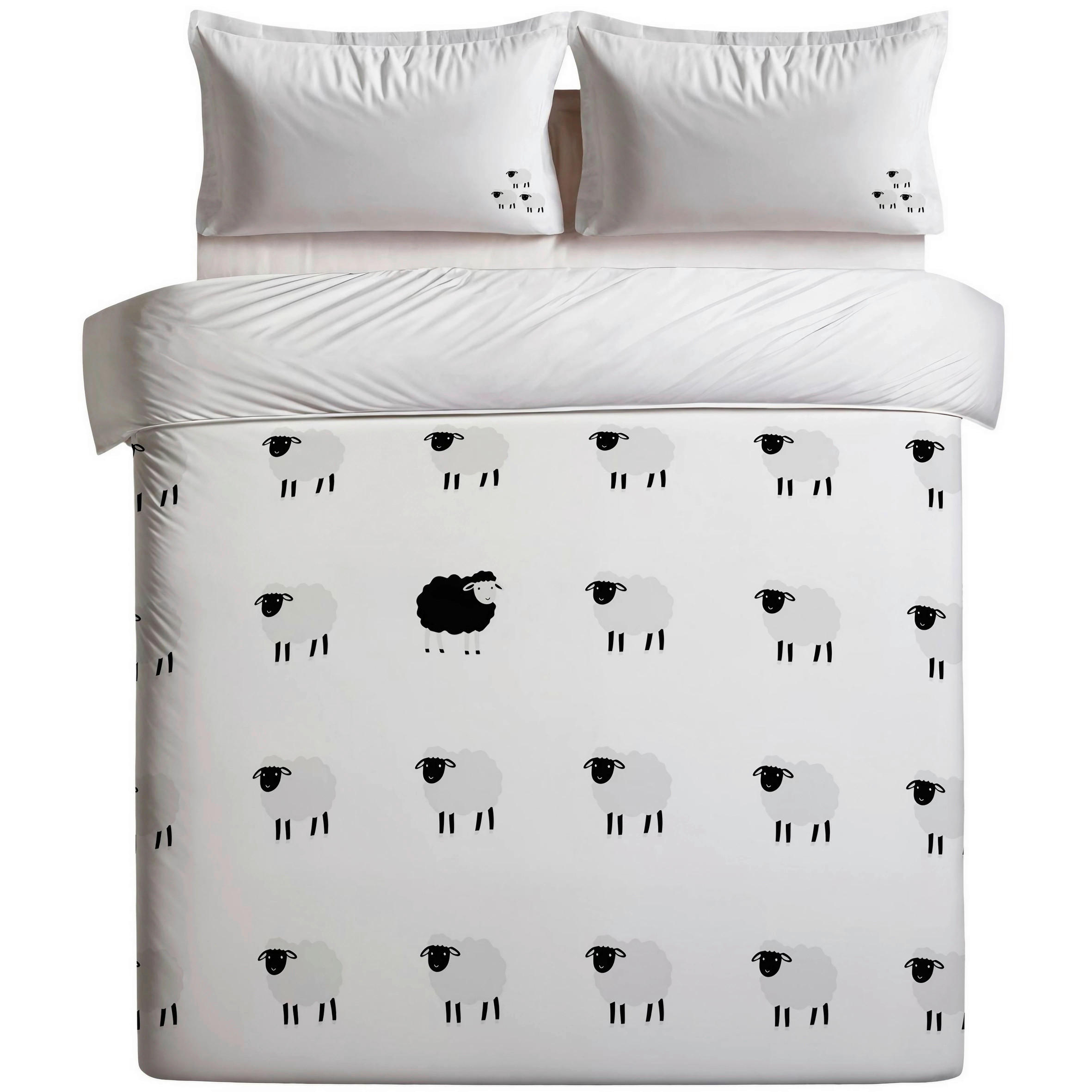 BETTWÄSCHE 135/200 cm  - Weiß, Basics, Textil (135/200cm)