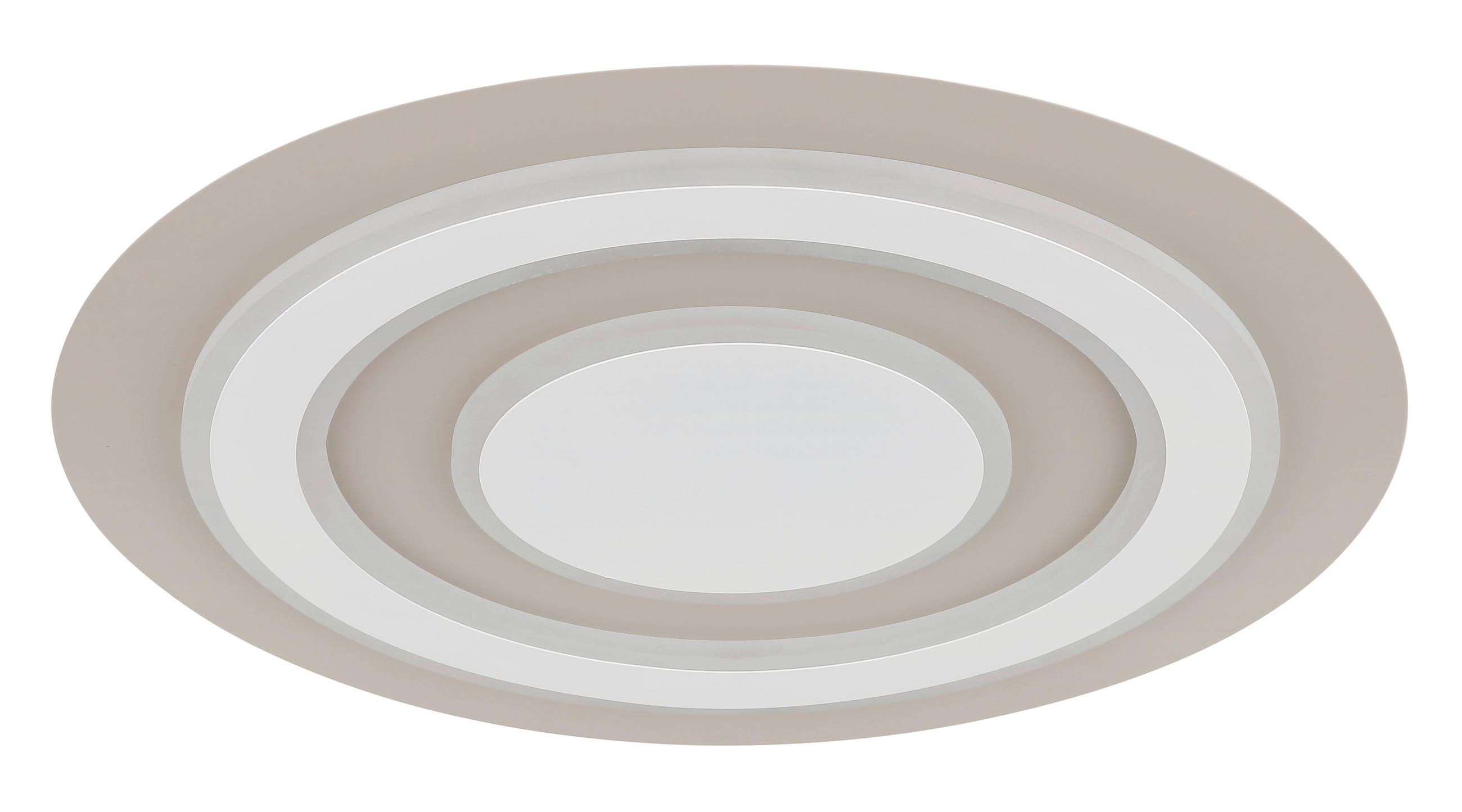 LED-TAKLAMPA Jayden 48/5,5 cm  - vit/sandfärgad, Design, metall/plast (48/5,5cm) - Globo