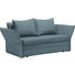 SCHLAFSOFA in Textil Hellblau - Chromfarben/Hellblau, KONVENTIONELL, Textil/Metall (213/88/91cm) - Novel SCHLAFSOFA in Textil Hellblau - Chromfarben/Hellblau, KONVENTIONELL, Textil/Metall (213/88/91cm) - Novel
