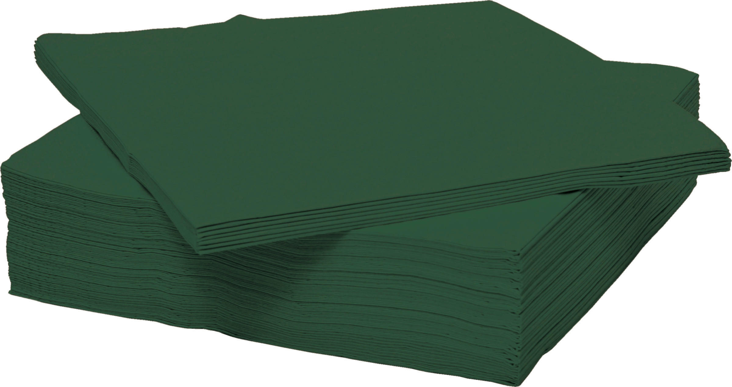 SERVIETTE  33/33 cm   - Waldgrün, Basics, Papier (33/33cm) - Boxxx