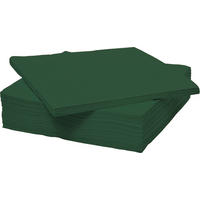 SERVIETTE  33/33 cm   - Waldgrün, Basics, Papier (33/33cm) - Boxxx