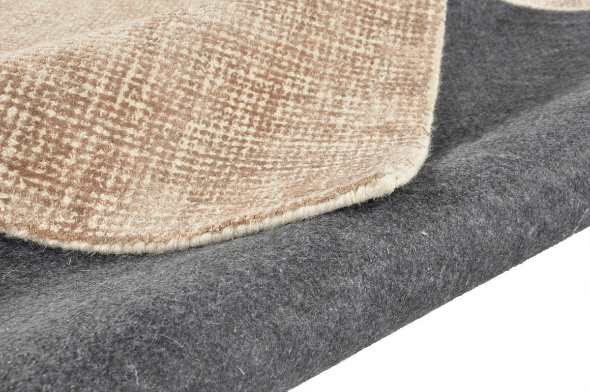 HANDWEBTEPPICH 65/135 cm Braun rechteckig  - Braun, Basics, Textil (65/135cm) - Tom Tailor