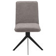 STUHL  in Stahl Webstoff Metall, Textil  - Hellbraun/Schwarz, Design, Textil/Metall (46,5/87/64cm) - Voleo