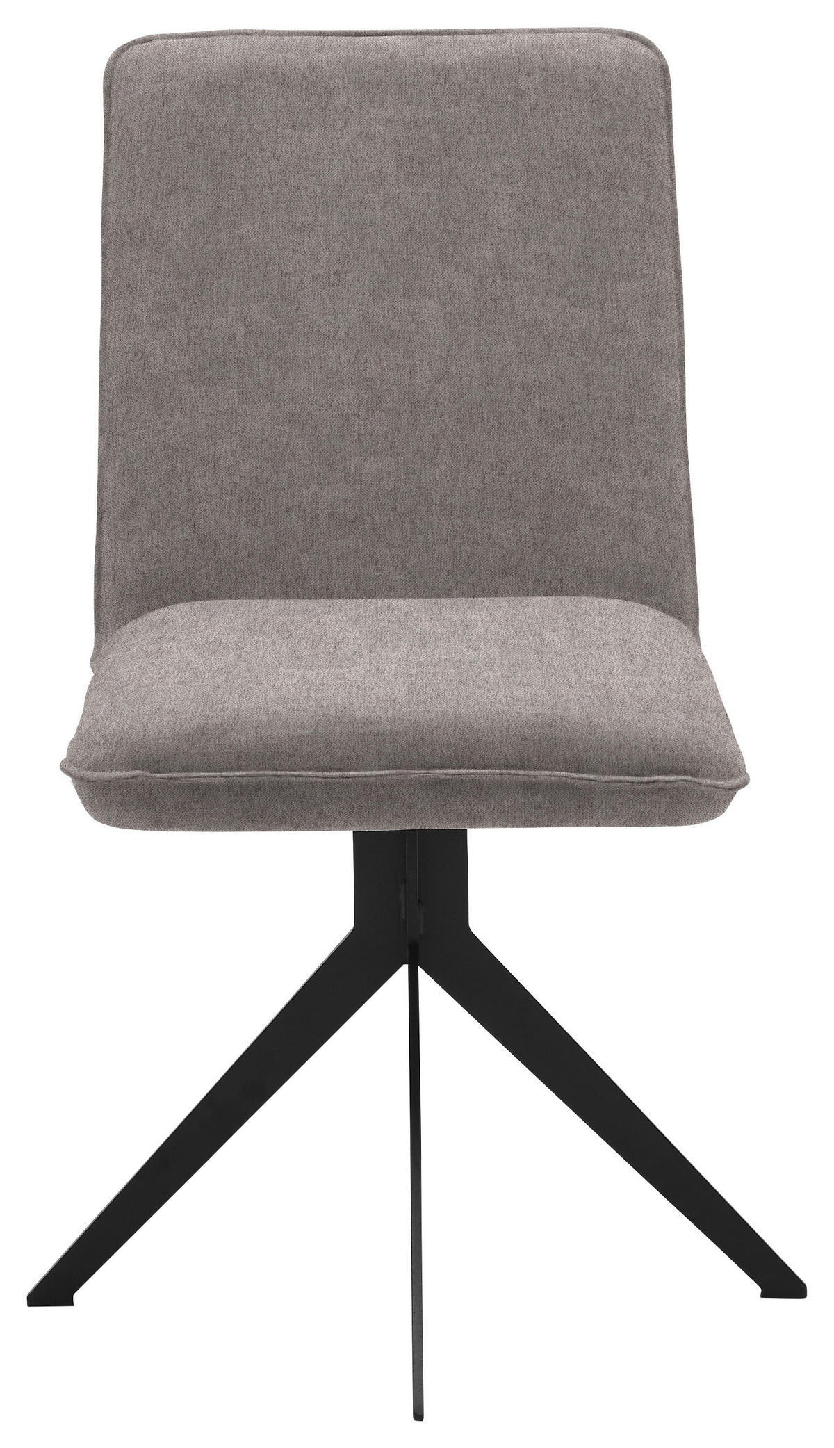 STUHL  in Stahl Webstoff Metall, Textil  - Hellbraun/Schwarz, Design, Textil/Metall (46,5/87/64cm) - Voleo