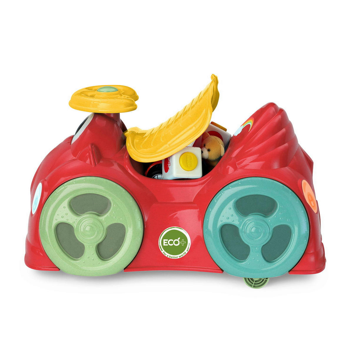 RUTSCHFAHRZEUG All Around Eco +  - Rot/Multicolor, Basics, Kunststoff (58/20/39cm) - Chicco