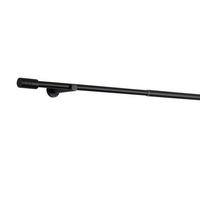 VORHANGSTANGENSET 160 cm  - Schwarz, Basics, Metall (160cm)