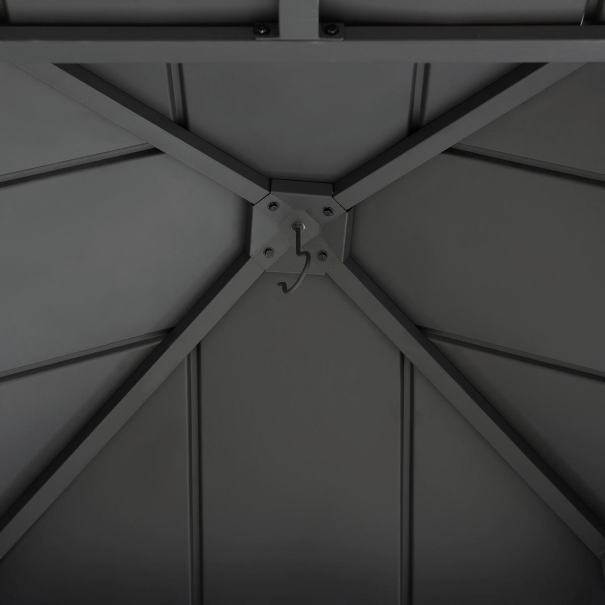 PAVILLON 300/295/300 cm   - Anthrazit, Basics, Metall (300/295/300cm) - Modante