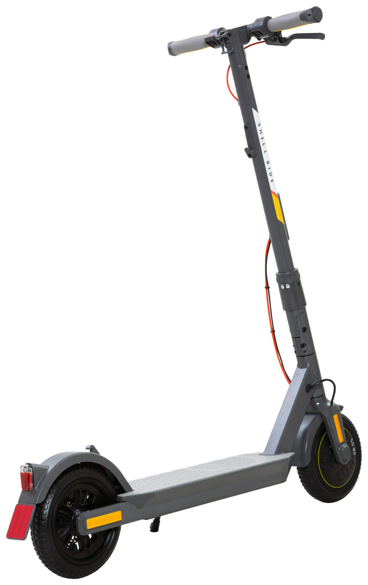 E-SCOOTER SHELL RIDE SR-5S CE  - Grau, KONVENTIONELL, Kunststoff/Metall (116/43/115cm)