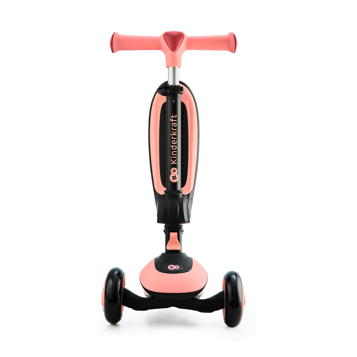 MINI-SCOOTER Halley  - Schwarz/Rosa, Basics, Kunststoff/Metall (31/64-77.5/60cm) - Kinderkraft