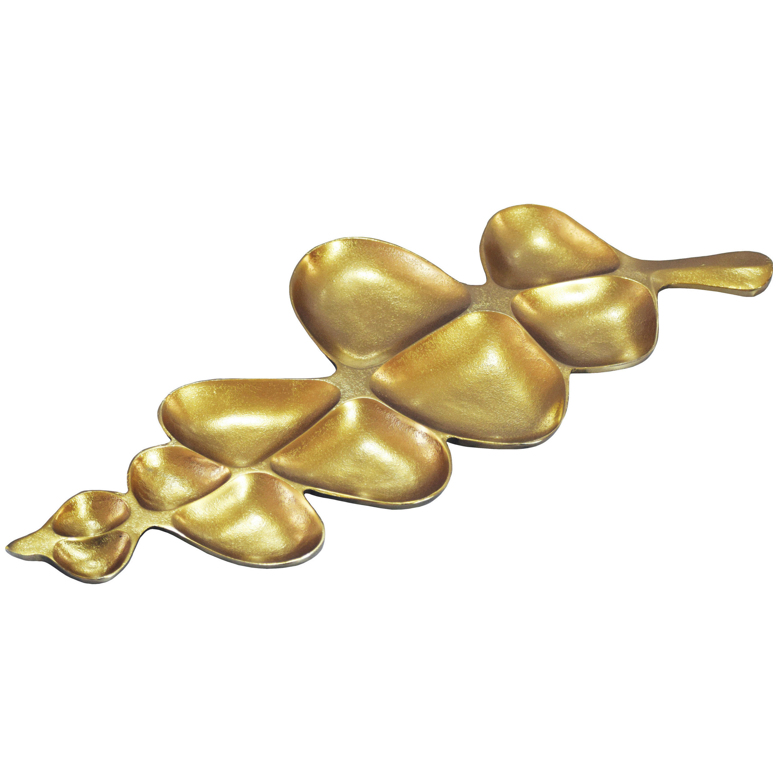 DEKOSCHALE - Goldfarben, Design, Metall (60,5/3/17,5cm) - Livetastic